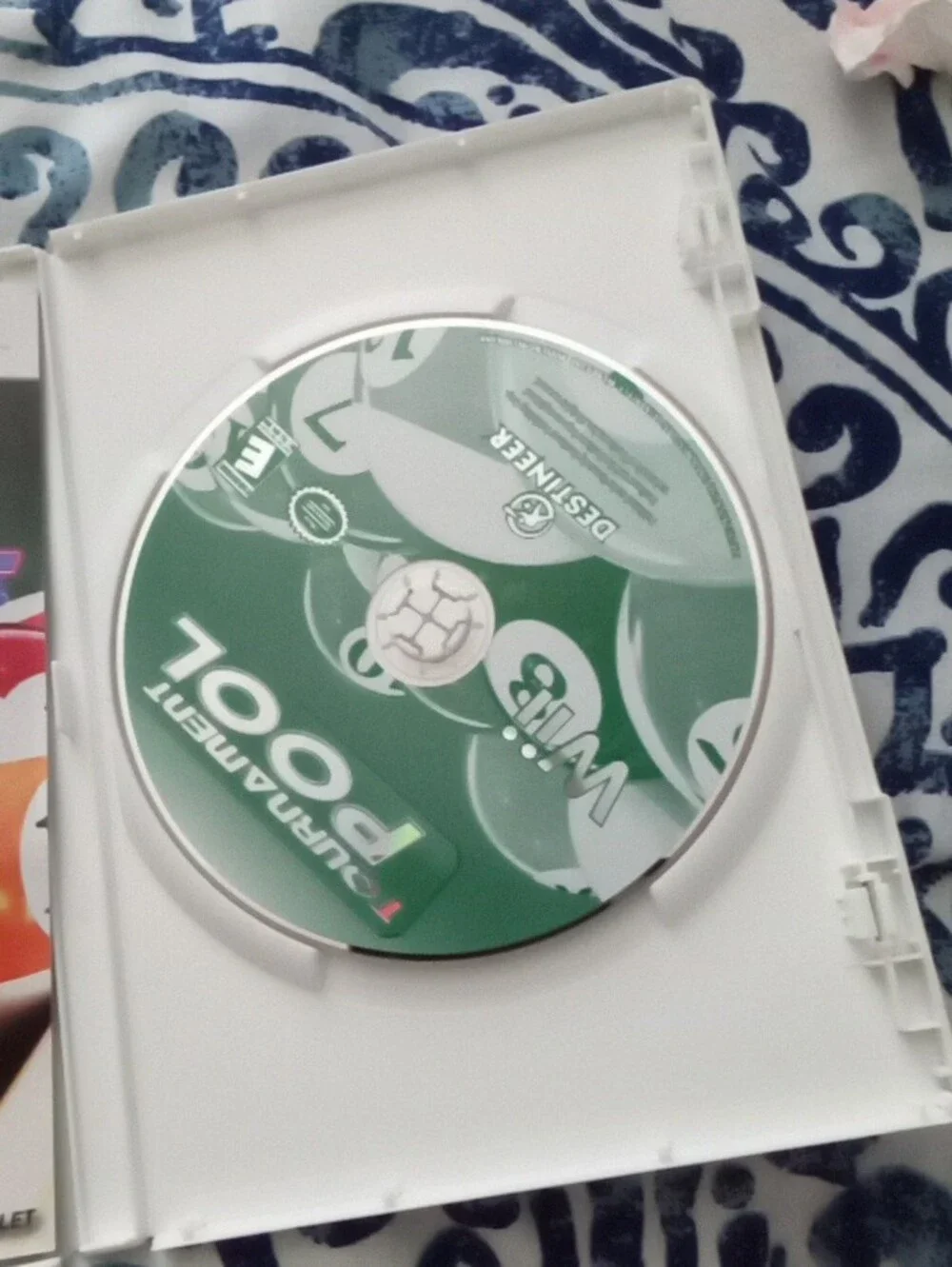 Tournament Pool (Wii) Video Game - Yellow Ball Cover